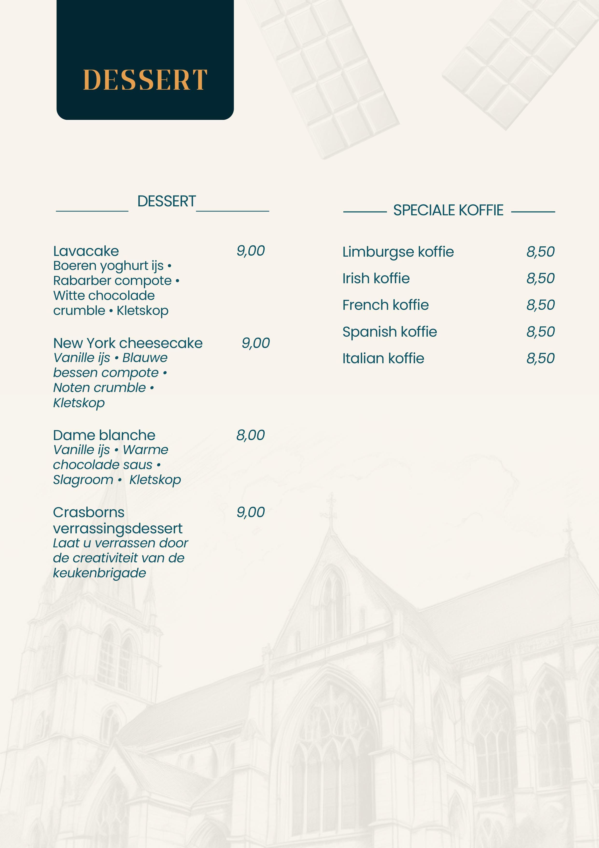 Restaurant Crasborn Dinerkaart 5 Dessert & Speciale koffie.jpg